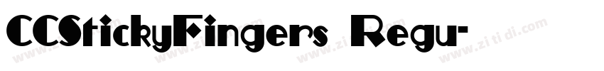 CCStickyFingers Regu字体转换